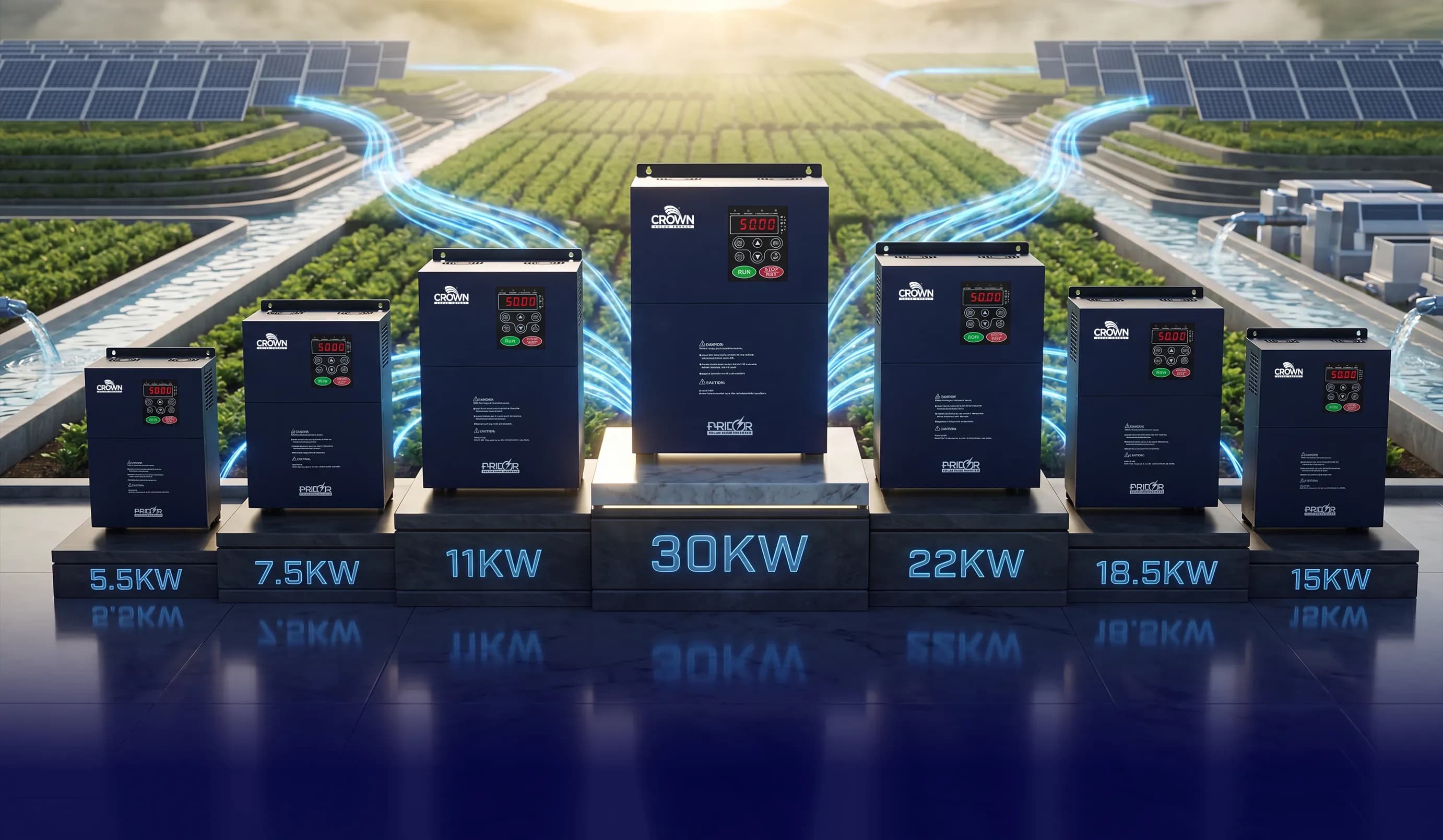 Pridor 5.5kW Solar Pump VFD Inverter