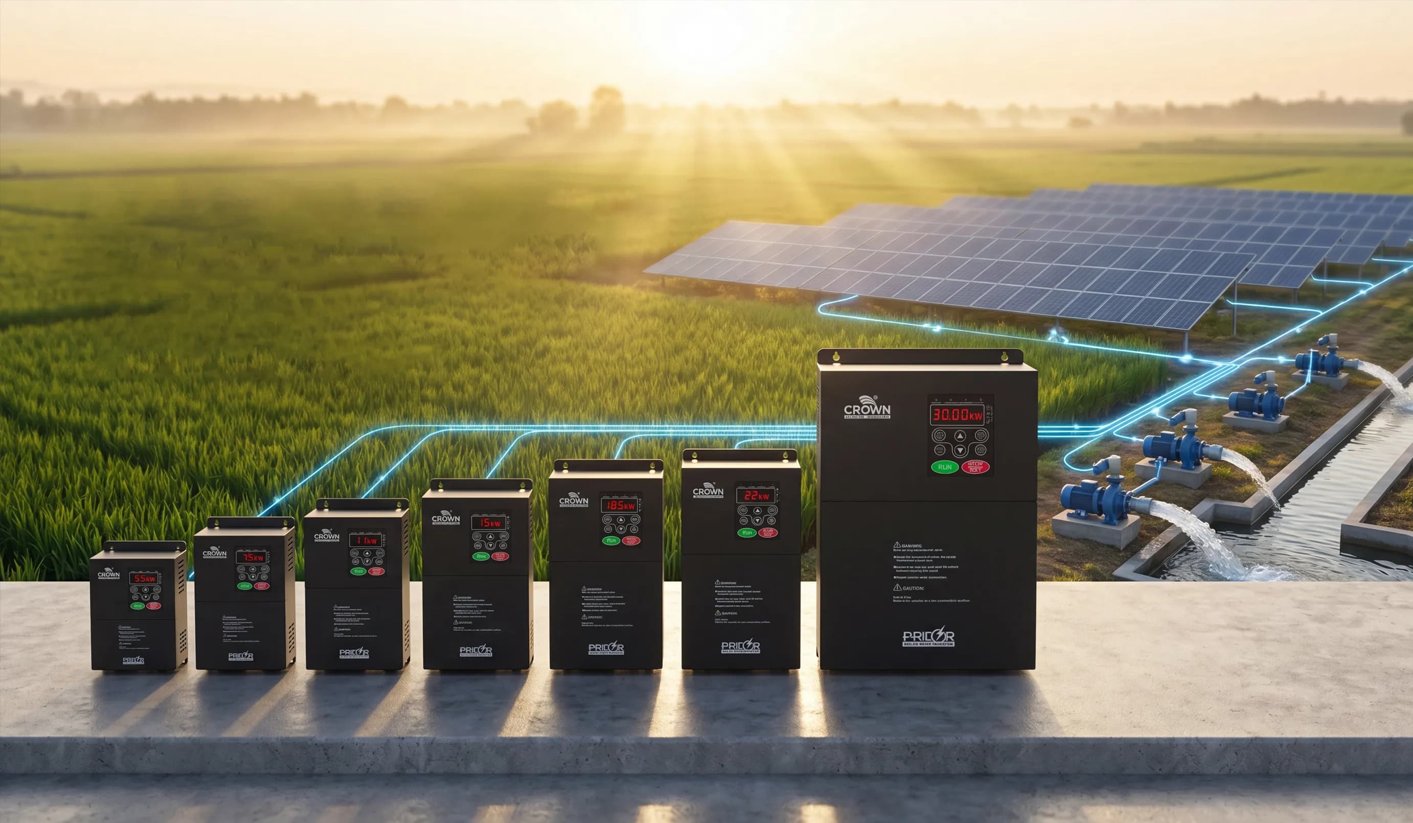 Pridor 5.5kW Solar Pump VFD Inverter