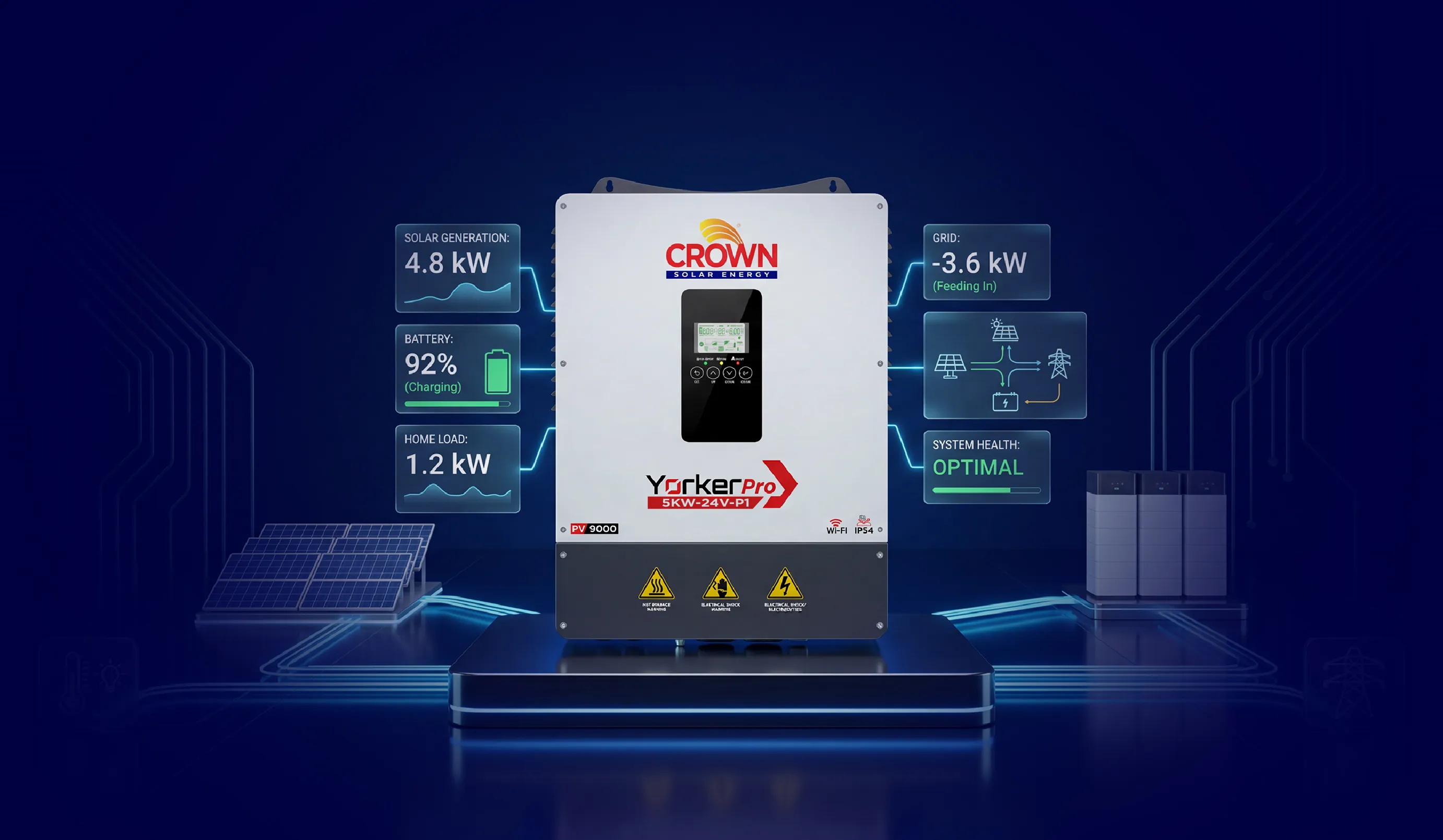 Yorker Pro 5kW Hybrid Solar Inverter